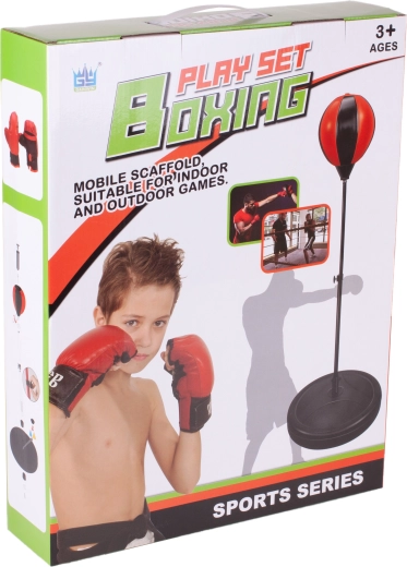 Gyermek boxkészlet állítható, 105 cm-es magassággal
