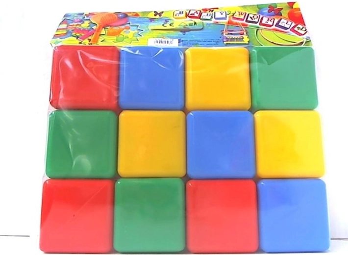 Színes kockák – 12 db-os készlet