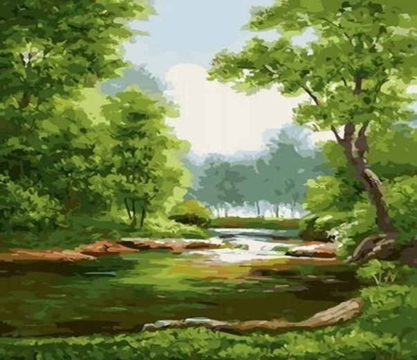 Norimpex Festés számok szerint Erdő 40 x 50 cm