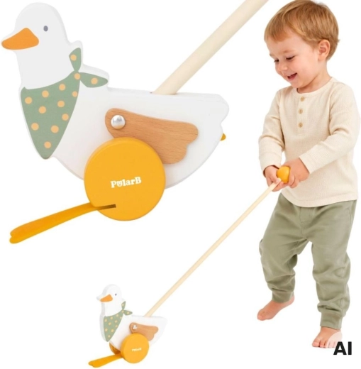 Viga PolarB fa tolós liba rúdon gyerekeknek 12 hó+