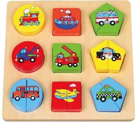 BABU közlekedési eszközök puzzle