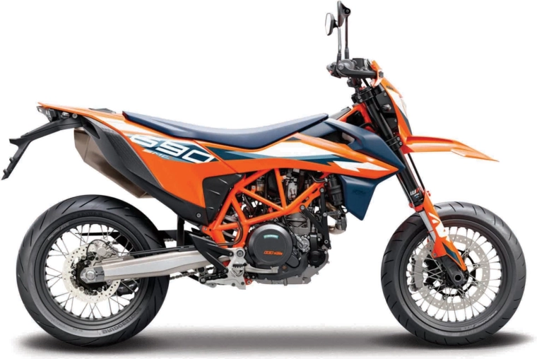 Maisto KTM 690 SMC R 2023 motorkerékpár modell 1:12
