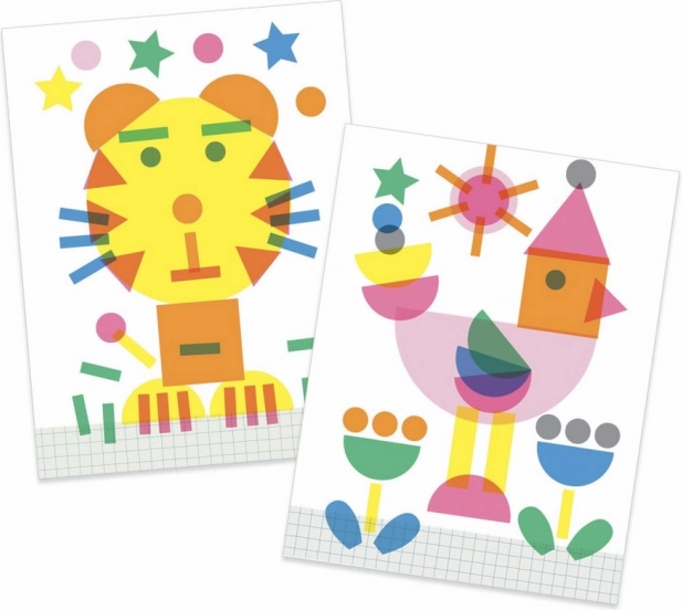 DJECO Kreatív bélyegzőkészlet Állatfigurák