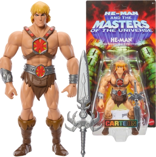 HE-MAN MASTERS OF THE UNIVERSE figura 14 cm az Erő Kardjával