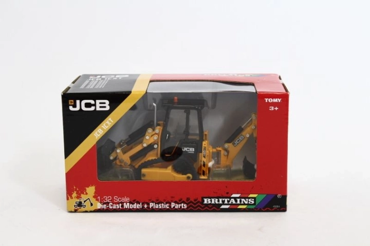 Britains JCB 1CXT lánctalpas kotró‑rakodógép (1:32)