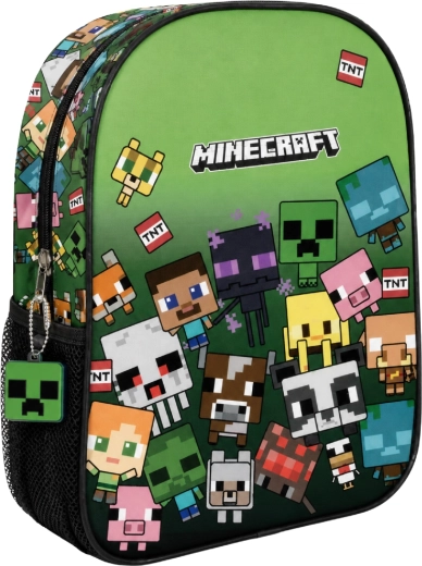 Minecraft zöld gyerek hátizsák 30 cm