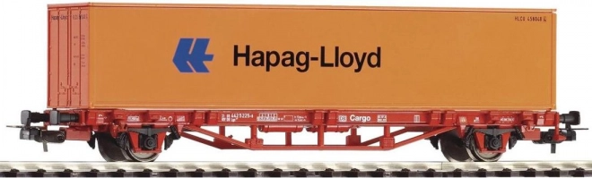Piko Lgs579 nyitott rakfelületű kocsi 1x40 lábas Hapag-Lloyd konténerrel DB AG V - 57700