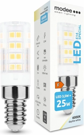 Kerámia LED izzó E14 3,5 W hideg fehér 6000 K MODEE SMART LIGHTING