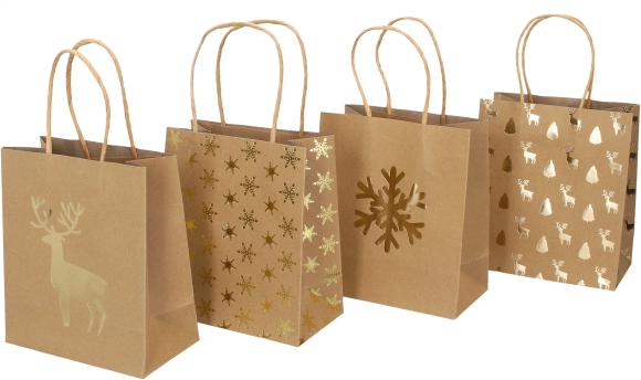 Karácsonyi ajándék táska XS 15x17x8 cm