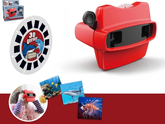 Vetítő 3D szemüveg tengeri motívummal