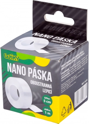 Kétoldalas nano ragasztószalag 1 m × 5 cm