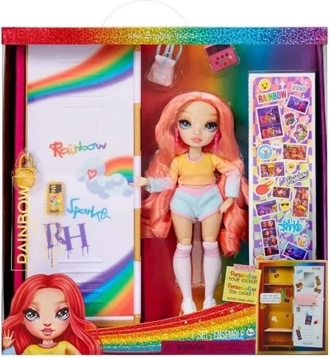 Rainbow High divatbaba iskolai szekrénnyel és kiegészítőkkel