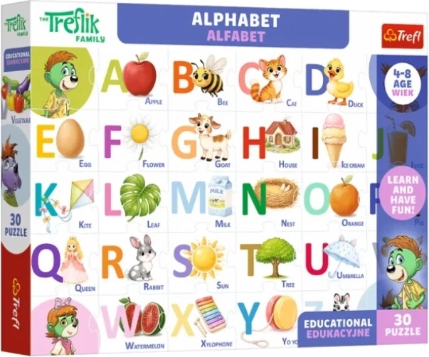 Puzzle Edu ábécé 30 darabos