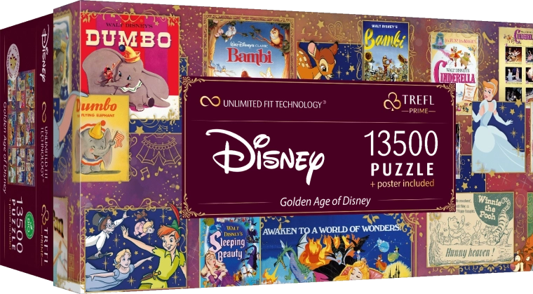 13500 darabos Puzzle Aranykor Disney