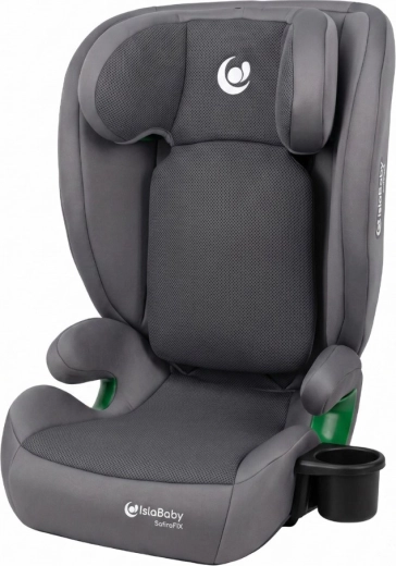IslaBaby SafiroFix i-Size autósülés 100–150 cm (15–36 kg) ISOFIX mesh grey