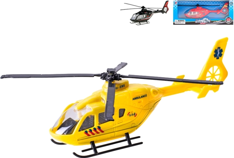 Fém helikopter modell 1:72