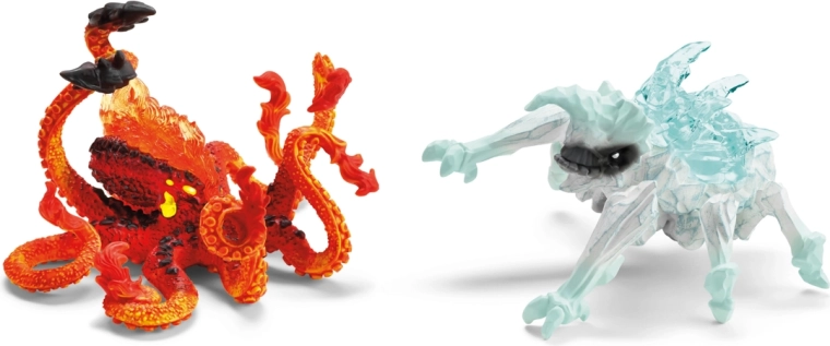 Schleich Eldrador Creatures: jégbogár vs. tűzkraken