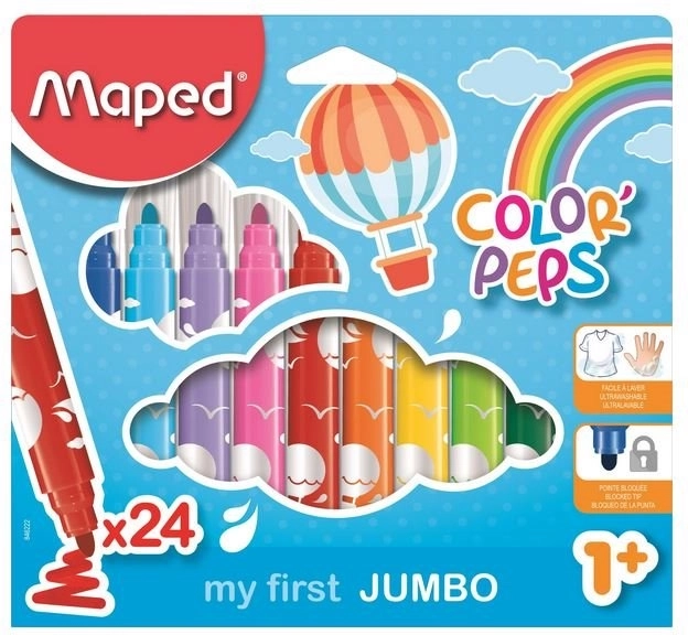 MAPED Color'Peps Early Age Jumbo filctollak, 24 db