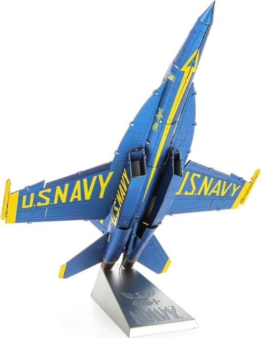 METAL EARTH 3D puzzle, F/A-18 Super Hornet – Blue Angels (ICONX)