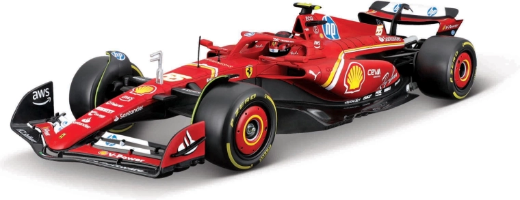Bburago építőkészlet Ferrari SF24 1:24 – Carlos Sainz