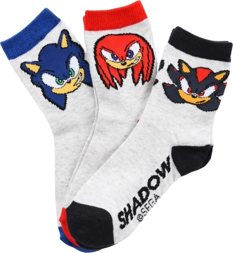 Gyerek zoknik Sonic the Hedgehog – 6 páras szett