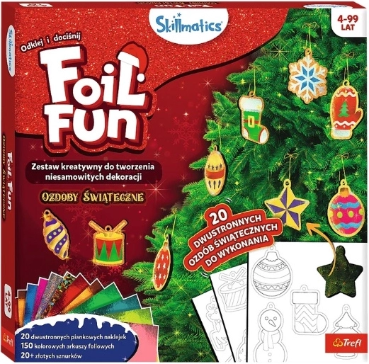 Skillmatics Foil Fun karácsonyi díszek