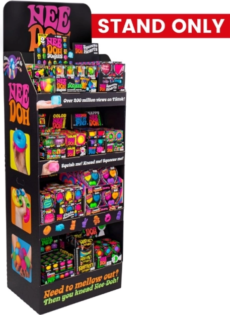 Schylling NeeDoh reklámdisplay