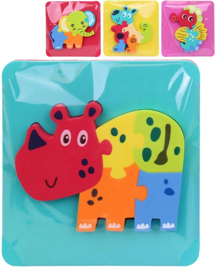 Habos állatos fürdőszobai puzzle – 1 darab
