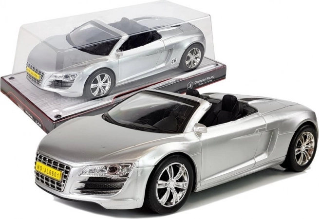 Cabriolet Autócská Súrlódásos Hajtással Ezüst 1:18
