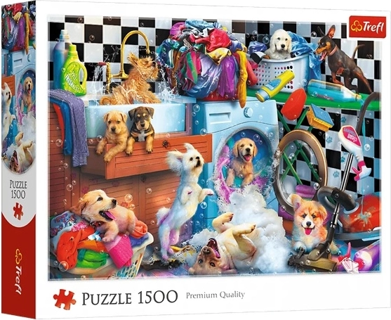 Puzzle Psie szaleństwo 1500 darab