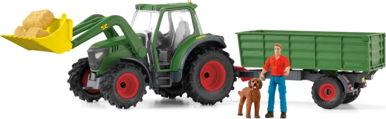 Schleich traktor pótkocsival