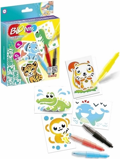 Blopens mini állatkészlet – kreatív airbrush szett gyerekeknek