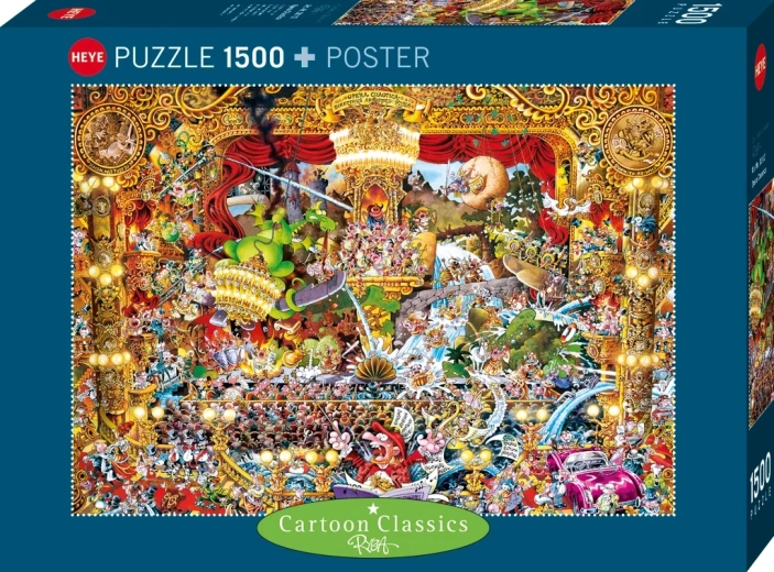 Heye puzzle Cartoon Classics: Kaotikus opera, 1500 darabos