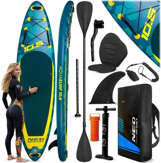 Felfújható paddleboard Aquasurf 10'6 (320 × 84 × 15 cm) Neo‑Sport