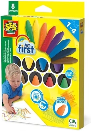 SES Creative My First zsírkréták – 8 szín
