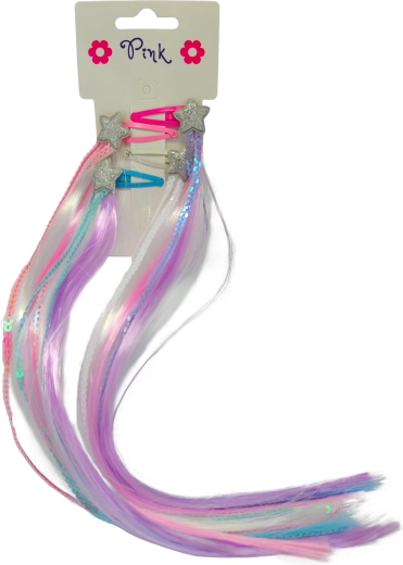 Mebújtatott meglepetéses hajcsatok, 4 db