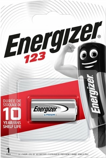 Energizer lítium fotóelem CR123A 3 V