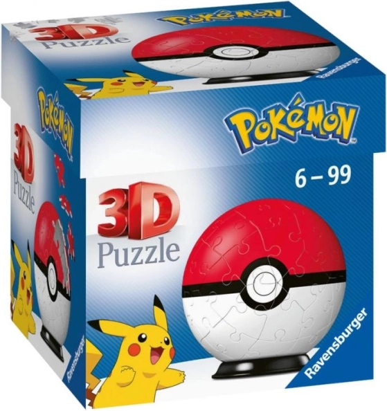 3D kirakó Pokémon Pokélabda a Ravensburgertől, 54 darab