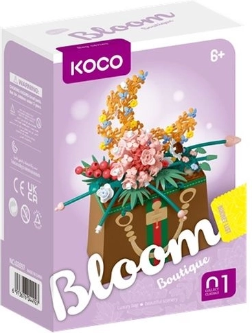 KOCO Bloom Boutique építőkészlet nyári csokor táskában 245 darabból - 1 db