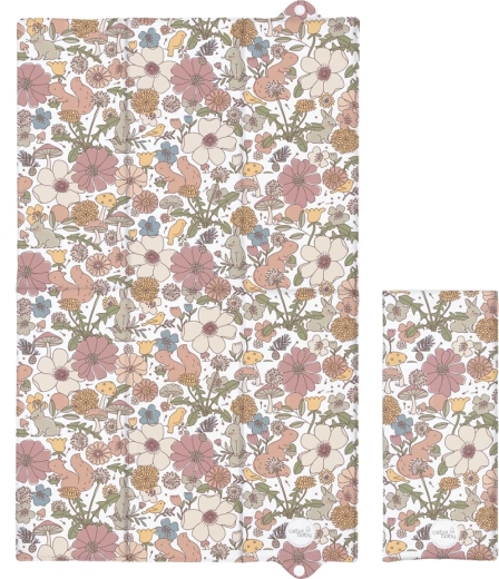 Ceba baby utazós pelenkázó alátét basic garden 60 × 40 cm