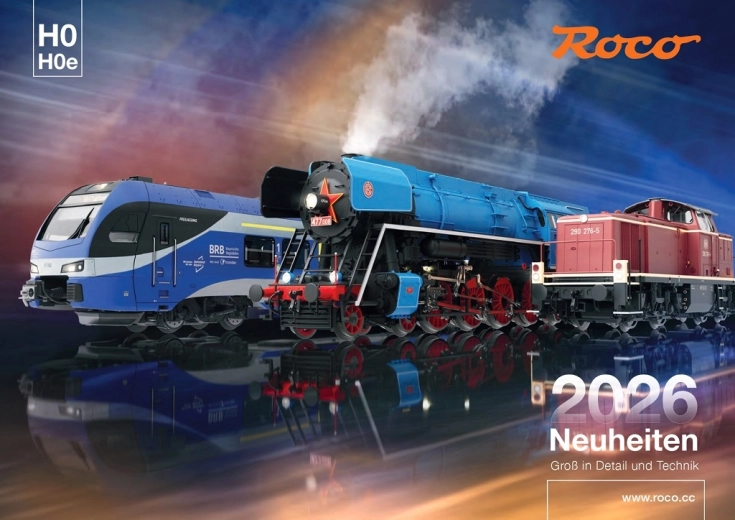 Roco 2026-os újdonságkatalógus angol nyelven