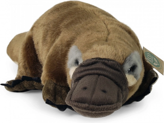 Plüss kacsacsőrű emlős újrahasznosított PET palackokból