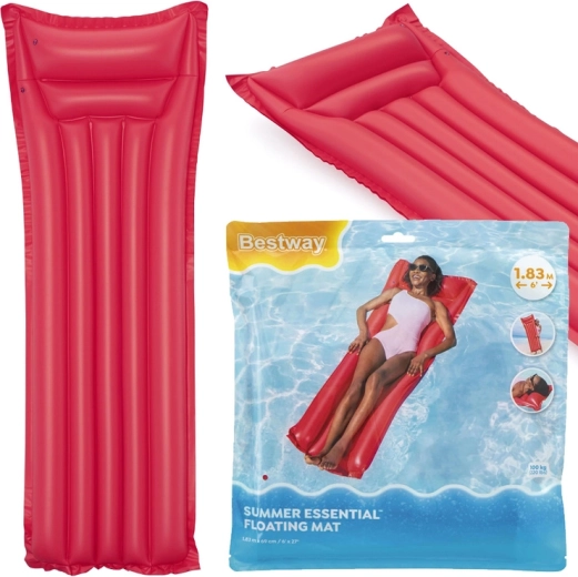 BESTWAY felfújható matrac, piros 183 × 69 cm