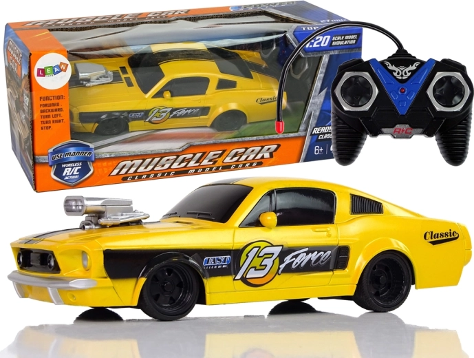 Távirányítású sportautó 1:20 Pilot Yellow