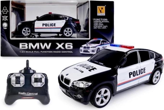 Távirányítós rendőrautó BMW X6 stílusban