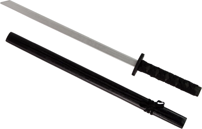 Fekete fa kard lovagoknak 73 cm