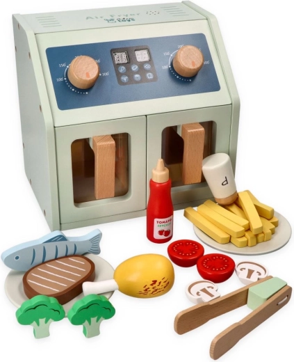 Adam Toys elemes fa forrólevegős sütő tartozékokkal