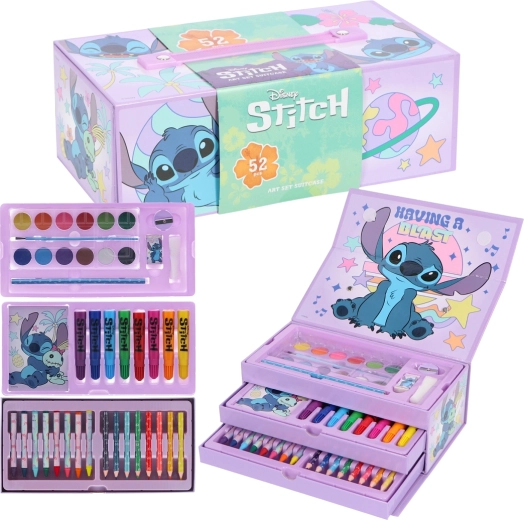 Lilo és Stitch rajzkészlet bőröndben