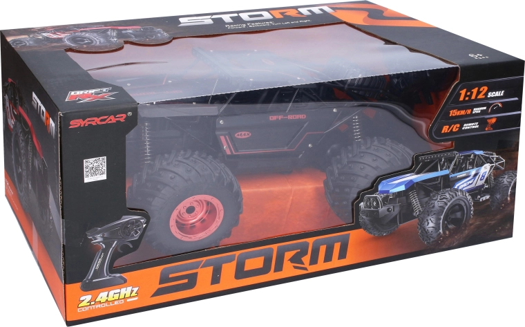 Fém terepjáró RC buggy Max távirányítóval, 34 cm