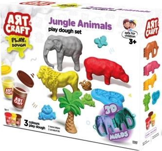 Art Craft gyurmaformázó készlet afrikai állatkák 168 g